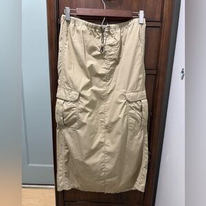 Cargo mid skirt